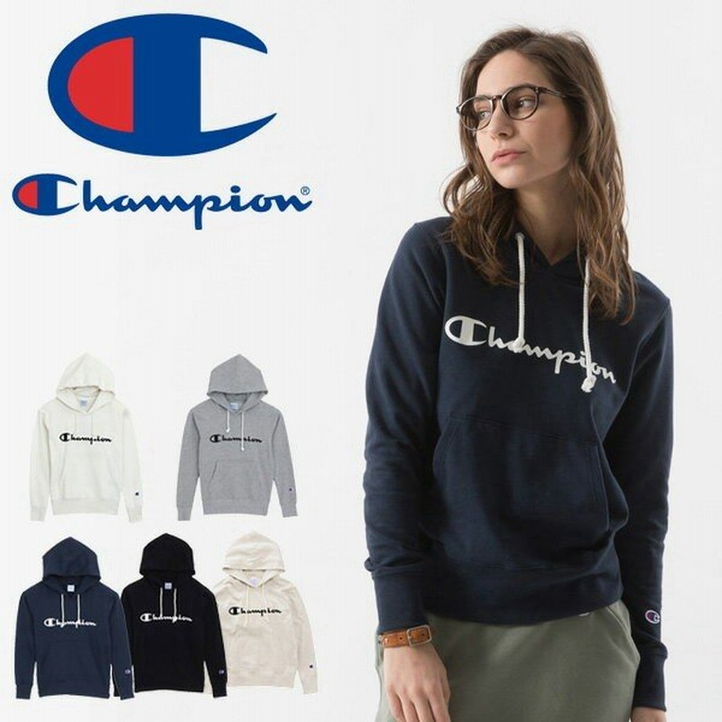 Sale セール Champion チャンピオン レディース ロゴプリント プルオーバー スウェットパーカープルパーカー 裏毛スウェット ウィメンズ 定番 Cw K111 通販 Lineポイント最大0 5 Get Lineショッピング