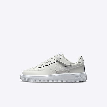 Nike Force 1 Low EasyOn Lv8 1 PS [FV6104-100] 中童 休閒鞋 魔鬼氈 米白