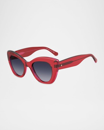 dominica rectangle acetate sunglasses