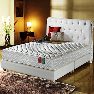 A家-小孩/長輩/體重重專用-抗菌防潑水-護邊蜂巢獨立筒床墊-雙人加大6尺