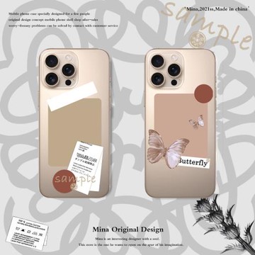 iPhone17Pro Max手機殼羅意標簽小紅書同款適用蘋果16Por大牌軟透明蝴蝶loe蘋果15Pro潮防摔14pmax個性女創意