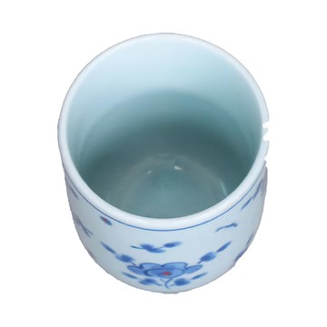 湯吞杯 -日本製 6.2cm 寬/ 8cm 高 滿水容量: 180mL 陶瓷  有田燒藍繪  1個