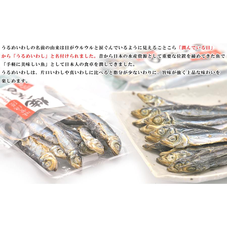 干物 国産 小魚 焼きうるめ うるめイワシ丸干し 32g×2個（ 無添加 塩のみ おつまみ つまみ ）焼 うるめいわし 焼うるめ 食べる小魚 めざし うるめ いわし