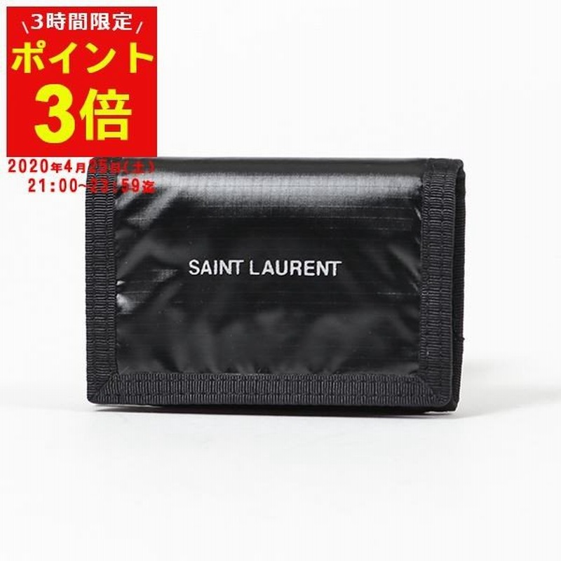 Saint Laurent サンローランパリ 51 Ho23z 1054 三つ折り財布 ミニ財布 豆財布 ロゴ 1054 Nero メンズ 通販 Lineポイント最大0 5 Get Lineショッピング