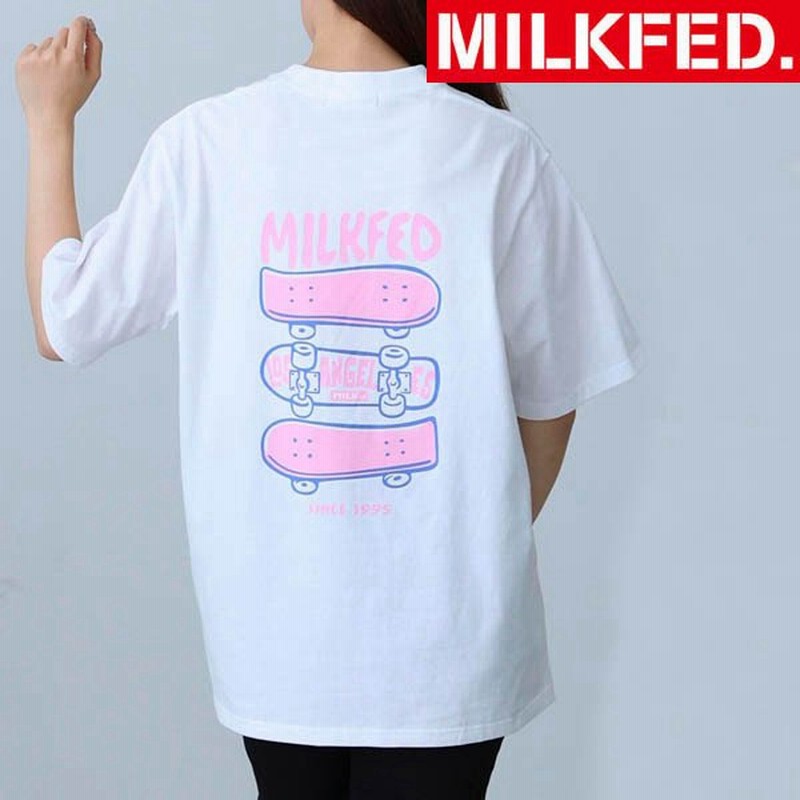 Tシャツ Tシャツ ティシャツ ミルクフェド Skate Board Ss Tee Milkfed ロゴ レディース ティー シャツ スケートボード スケボー 通販 Lineポイント最大0 5 Get Lineショッピング