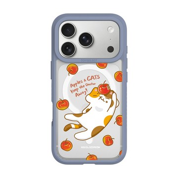 【插畫家聯名】歐吉喵蘋果喵喵極光霧透MagSafe iPhone手機殼