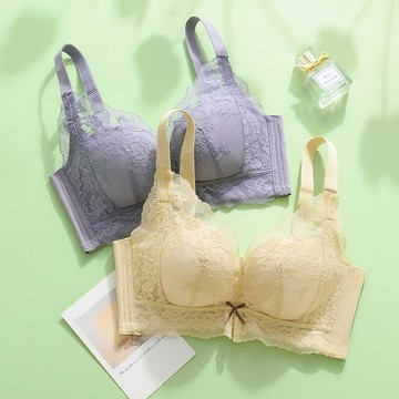 🚀虧本到貨🚀日本🇯🇵 無磁時尚新款中厚2CM中小胸聚攏無鋼圈文胸舒適柔軟內衣收副乳女