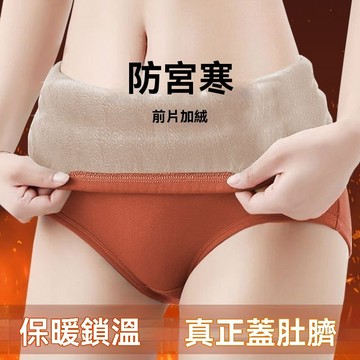 🔥臺灣出貨🔥2條本命年加絨加厚女士內褲純棉抗菌保暖高腰防寒暖宮收腹三角褲