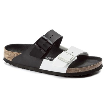 BIRKENSTOCK 勃肯 / Arizona／合成皮／黑白拼接