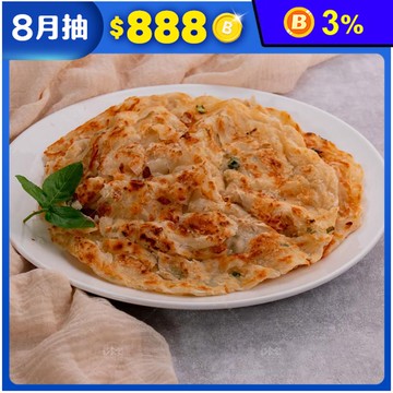 【巧食家】酥脆原味蔥抓餅 (1.2kg/10片/包)