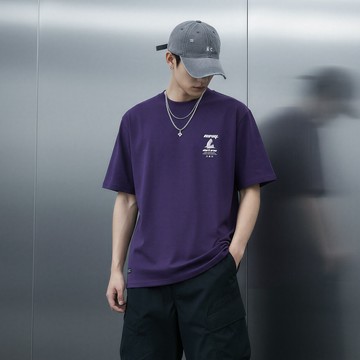 CACO-MIT 立體線條鯊魚圖短T‧情侶款(二色)-男【L1NA026】