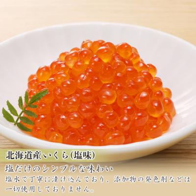 ふるさと納税 千歳市 いくら(塩味)180gと鮭ルイベ漬170g〈佐産水産〉