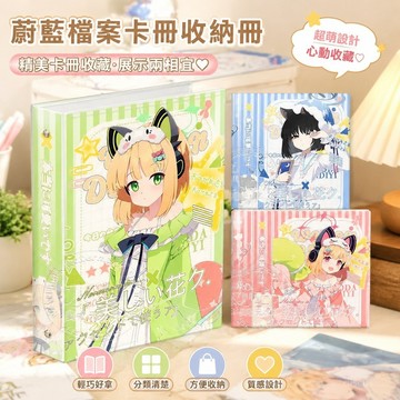 【台灣免運⭐️】蔚藍檔案卡冊周邊 小卡收集冊 卡片收納冊收藏冊 蔚藍檔案羅森聯動周邊卡冊 才羽桃井才羽綠桐生桔梗卡收納冊