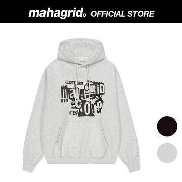 [MAHAGRID] 灰色連帽衫_韓國風格GRUNGE HOODIE
