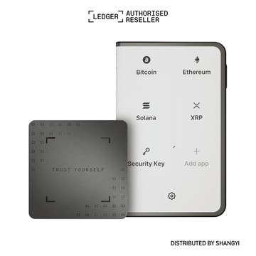 [Ledger台灣官方授權代理] [新款-恢複鑰匙]Stax觸控屏幕加密硬體錢包/冷錢包