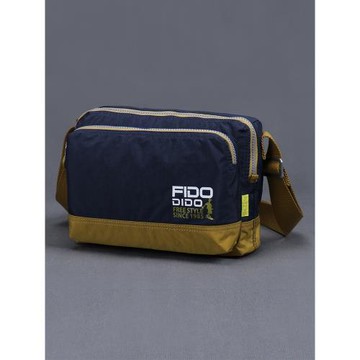 菲都狄都新款單肩包男包防水尼龍斜挎包運動休閑小包橫款牛津布包