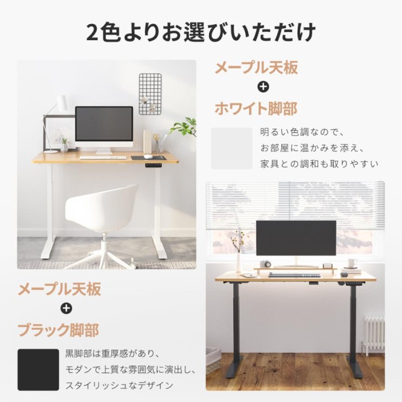 スタンディングデスク 昇降デスク 組立簡単 FlexiSpot E9 電動