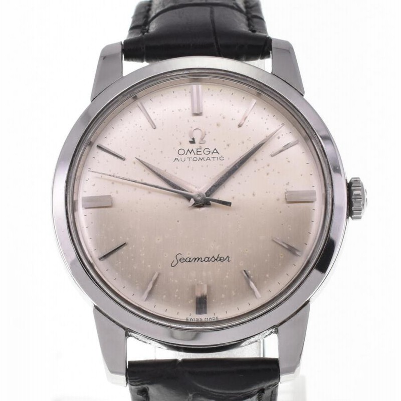 OMEGASeamaster自動巻き 下がりSマーク シーホース刻印アンティーク