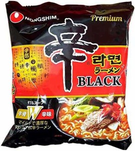 農心 辛ラーメンブラック BLACK ５袋セット 日本語パッケージ 韓国 辛ラーメンの第2世代 インスタント 乾麺 韓国食品 韓国ラーメン