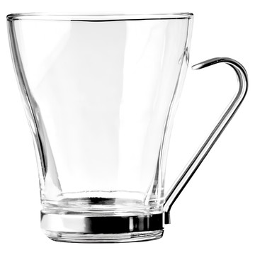 utopia 鋼座玻璃杯 200ml  透明色  1個