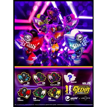 <蛋黃限定>🏘️新貨到🏘️ Lamtoys-變色龍p4 盒玩 全新現貨^^