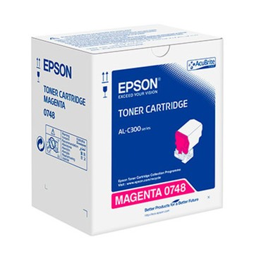 EPSON 台灣原廠公司貨 碳粉匣 C13S050748  1個  紅色