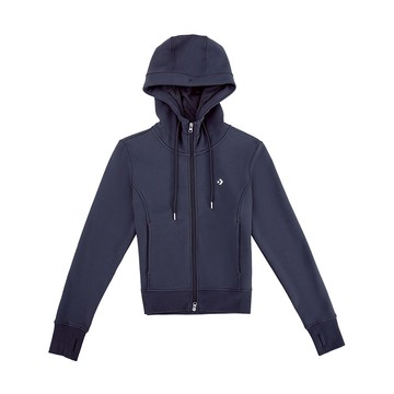 Converse French Terry Fleece Top 女款 藍色 毛圈 修身 外套 WCJ132-GDA