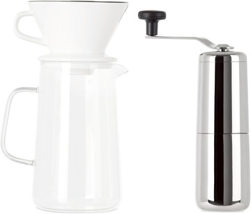 Alessi Slow Coffee 咖啡研磨器 & 手冲咖啡壶套装