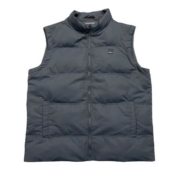 大碼棉馬甲歐美無袖套頭拉鏈百搭輕盈戶外防水保暖秋冬外穿背心男