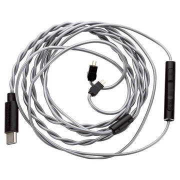 MOONDROP 水月雨 0.78雙插針耳機 升級線 TYPE-C線控帶麥  1個  黑色  CDSP