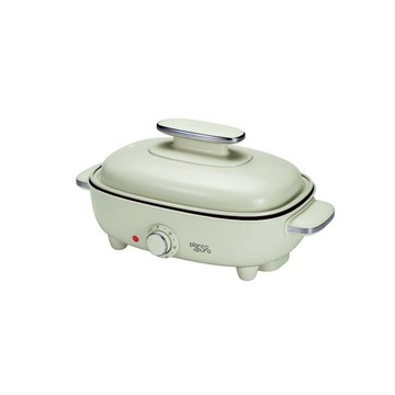 【獨家組合】小當家多功能烹飪電烤盤組合(含主機+雙面烤盤+深鍋)