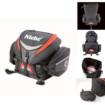 【Niche 樂奇】重機頭盔後座包  防水 大容量 後尾袋 (30L) NMO-8212