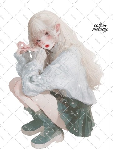 原創貼紙 no.7521 人物貼紙 原創貼紙 人物貼紙 女孩貼紙 原創人物貼紙