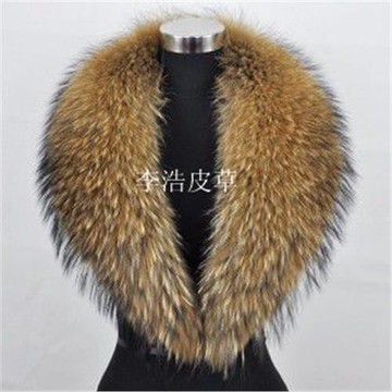 大貉子毛領子時尚假領真皮毛領子耗子毛圍脖青果領圍巾帽條皮草　