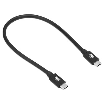 OWC Thunderbolt 5 傳輸線 USB-C 80Gb/s PD 240W OWCCBLTB5C0.3M  30cm  1條