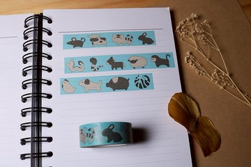 辦公室療癒小物 X 動物紙膠帶 - 十二生肖