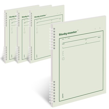 Munid it spring 粉彩橫線筆記本  4個  柔和綠