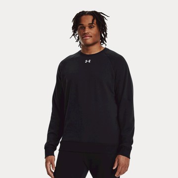 UA 男 Rival Fleece 長袖大學T 熱銷商品