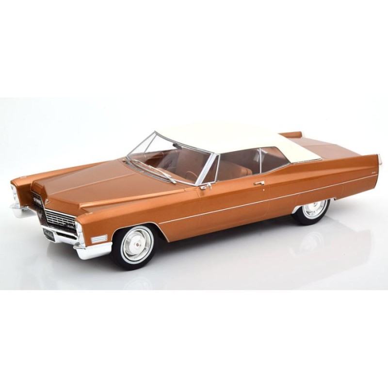 KK-Scale 1/18 キャデラック ドゥビル ソフトトップ 1967 カッパー 