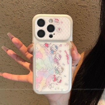 地球凱蒂貓iPhone17ProMax手機殼防摔蘋果16pro高級15/14/13/12柔彩雙貼殼
