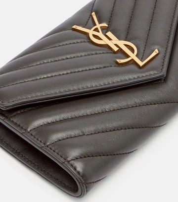 Saint Laurent Cassandre matelassé leather wallet