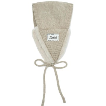 韓國 Rockfish Weatherwear FLUFFY EARMUFF 毛絨保暖耳罩 米色 BEIGE