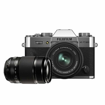 FUJIFILM X-T30II+XC 15-45mm+XF 55-200mm (平行輸入)-銀色
