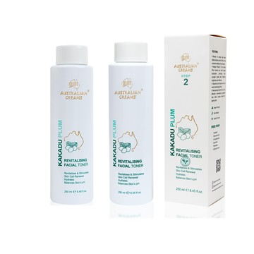 【澳洲Ｇ＆Ｍ-KAKADU PLUM】專業級系列-卡卡度玻尿酸保濕化妝水－2入組 250ml/瓶