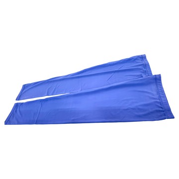 運動騎行腿套 L號 棉綸材質  藍色  1雙