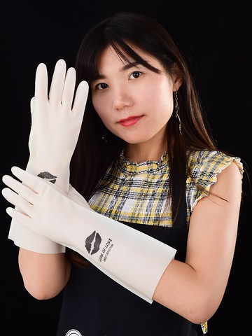 塑料橡膠手套女洗碗手套洗衣服廚房家用耐用加厚丁腈家務清潔防水