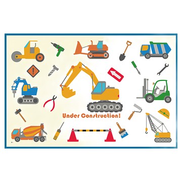 Skater 卡通桌墊餐墊  900 x 600mm  挖土機  1個