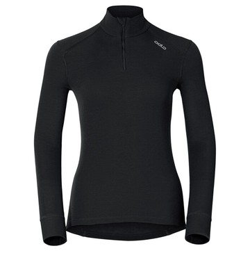 ├登山樂┤瑞士ODLO 女保暖衣立領半門襟 銀離子 # 152001-15000