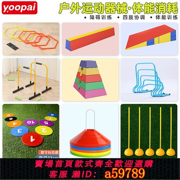 【全網低價 可打統編】幼兒園戶外體能訓練器材體育活動兒童玩具運動器械體適能跨欄鉆洞