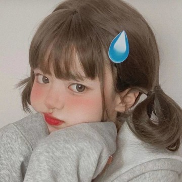 ✨動感 優選✨滴汗 髮卡 表情流汗 水滴 夾子emoji同款汗滴劉海髮夾可愛頭飾
